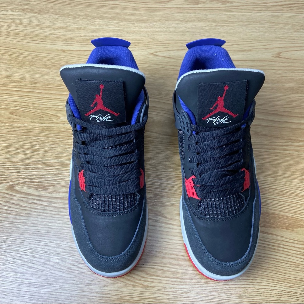 Jordan 4 Retro Rare Air -Men’s Fashion Sneakers -Velcro Design (White Lettering) - Picture 3 of 10